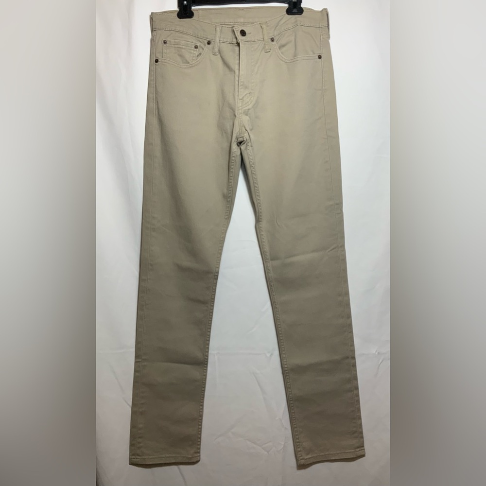 Levi's Men's Beige Straight Jeans